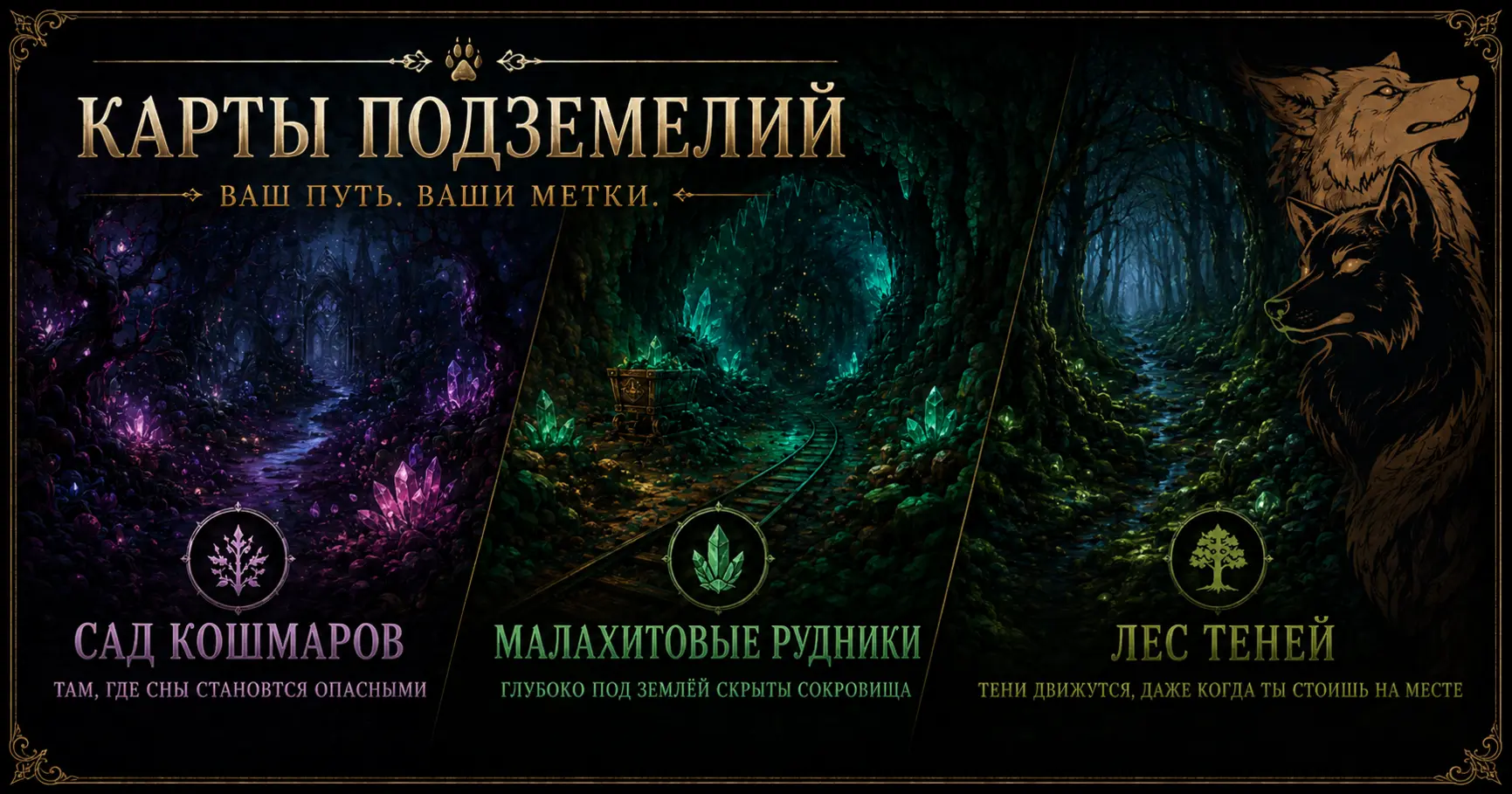 Карты подземелий